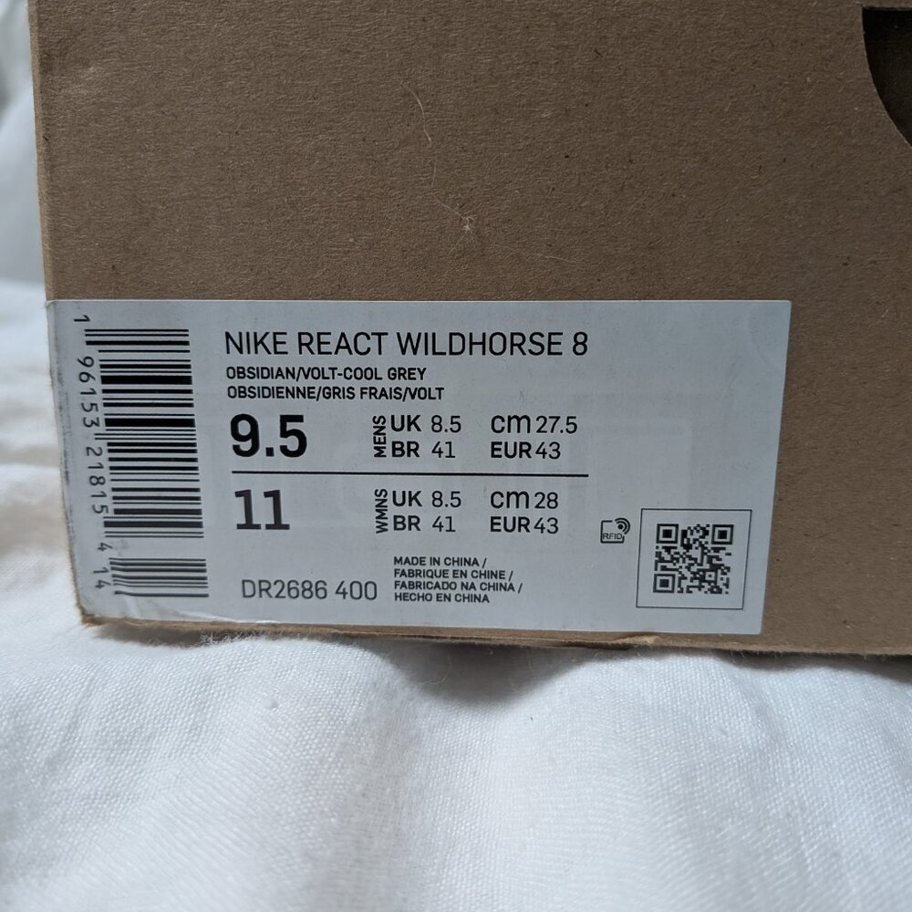 Nike Wildhorse 8, US Size 9.5M - Picture 8 of 8